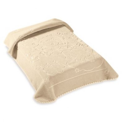 Κουβέρτα Βελουτέ Λίκνου 520 Beige Belpla