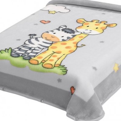 Κουβέρτα Βελουτέ Λίκνου 637 Gray Belpla