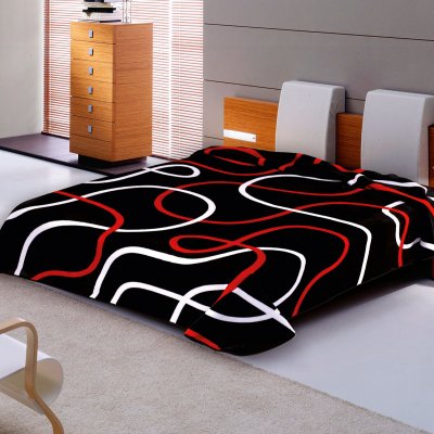 Κουβέρτα Βελουτέ Υπέρδιπλη Ster Black 241 Belpla