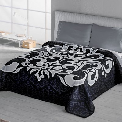 Κουβέρτα Βελουτέ Υπέρδιπλη Ster Black 289 Belpla