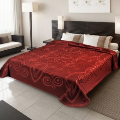 Κουβέρτα Βελουτέ Υπέρδιπλη Ster 516 Granate Belpla