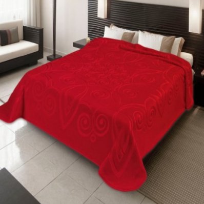 Κουβέρτα Βελουτέ Υπέρδιπλη Ster 516 Red Belpla