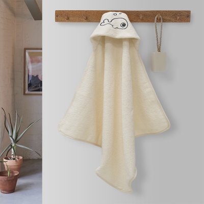 Βρεφική Κάπα Fish Ecru Lino Home