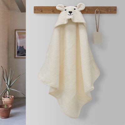 Βρεφική Κάπα Lovebear Ecru Lino Home