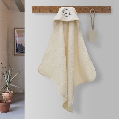 Βρεφική Κάπα Elephantaki Ecru Lino Home