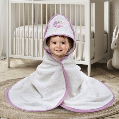 Βρεφική Κάπα Hada White Lino Home