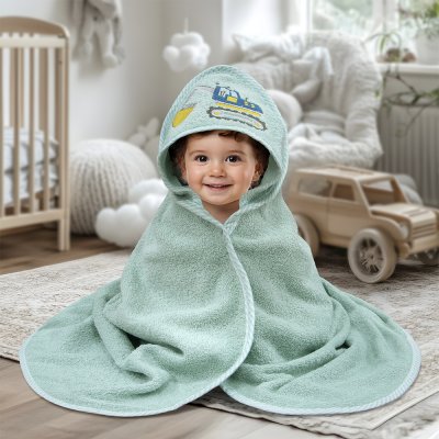 Βρεφική Κάπα Trattore Mint Lino Home