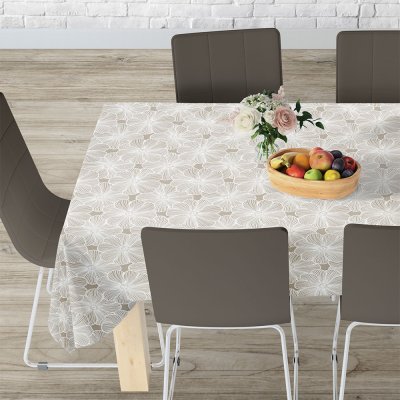 Τραπεζομάντηλο (140x140) Diva 090 Mocca Lino Home
