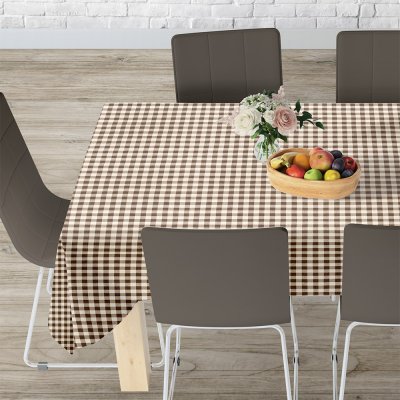 Τραπεζομάντηλο (140x180) Menorca 901 Brown Lino Home