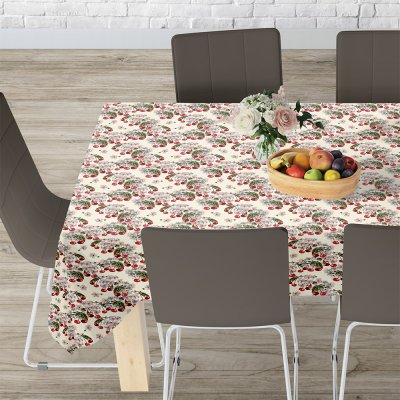 Τραπεζομάντηλο (140x230) Cherries 101 Beige Lino Home