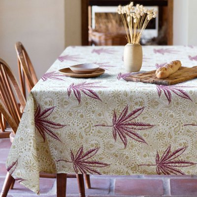 Τραπεζομάντηλο (140x140) Hindu 301 Red Lino Home