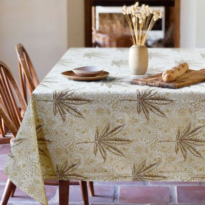 Τραπεζομάντηλο (140x140) Hindu 901 Brown Lino Home