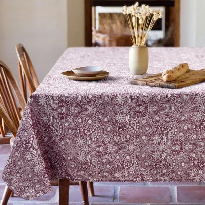 Τραπεζομάντηλο (140x180) Sefu 301 Burgundy Lino Home