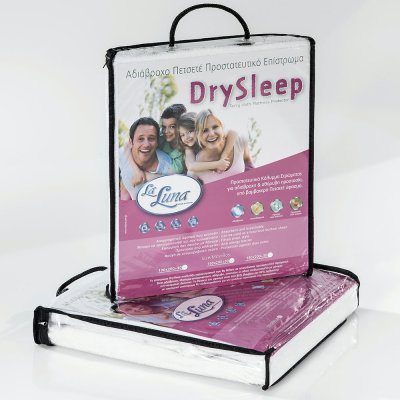 Κάλυμμα Στρώματος Αδιάβροχο Διπλό (150x200) Dry Sleep La Luna