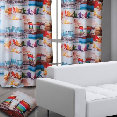 Σετ Κουρτίνα (140x280) Με Κρίκους + Μαξιλάρι Happy 9245 Das Home