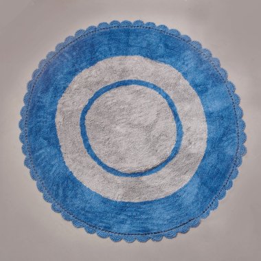 Παιδικό Στρογγυλό Χαλί (O140) Target Blue Palamaiki