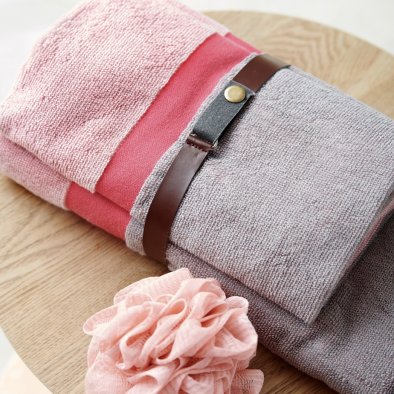 Σετ Πετσέτες Μπάνιου (2τμχ) Fandago Pink Palamaiki