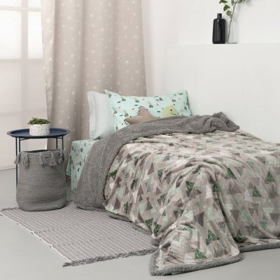 Φωσφοριζέ Κουβέρτα Fleece Μονή Blake Gray Palamaiki