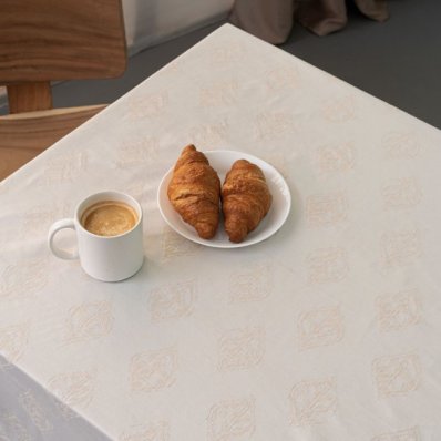 Αλέκιαστο Τραπεζομάντηλο (175x320) Fteri Beige Palamaiki