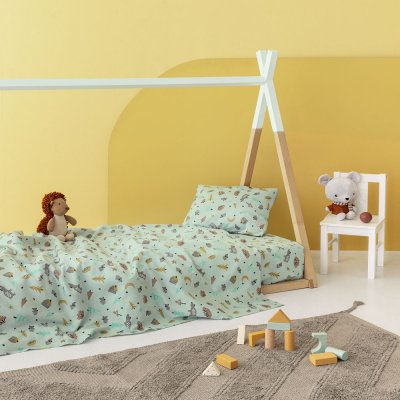 Σετ Φανελένια Σεντόνια Μονά Floufi 101 Palamaiki