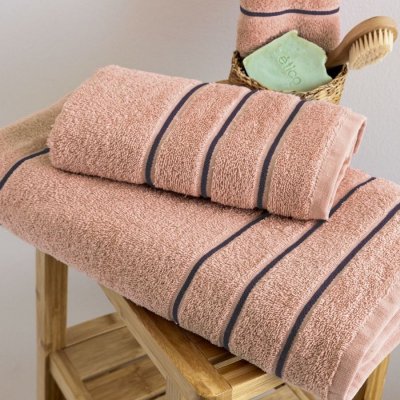 Σετ Πετσέτες Μπάνιου (3τμχ) Jodi Coffee Palamaiki