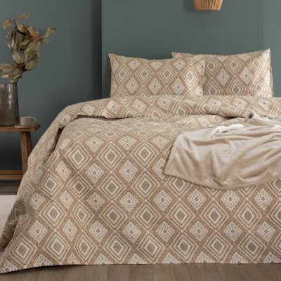 Σετ Φανελένια Παπλωματοθήκη Υπέρδιπλη FB 0238 Palamaiki