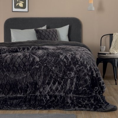 Κουβερτοπάπλωμα Γίγας Nadine/5 Coal Palamaiki