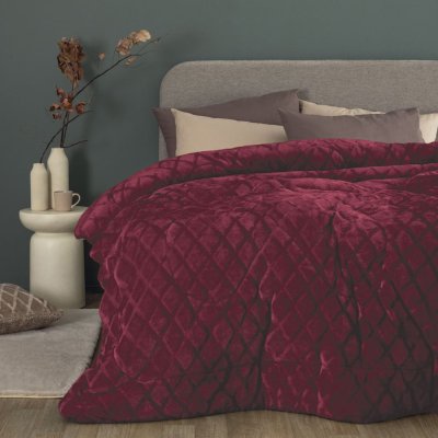 Κουβερτοπάπλωμα Γίγας Nadine/5 Bordo Palamaiki