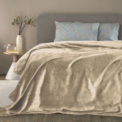 Κουβέρτα Fleece Υπέρδιπλη Lucy Fog Palamaiki