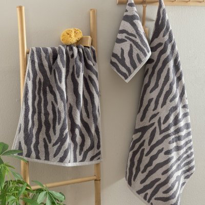 Σετ Πετσέτες Μπάνιου (3τμχ) Zeb Gray Palamaiki