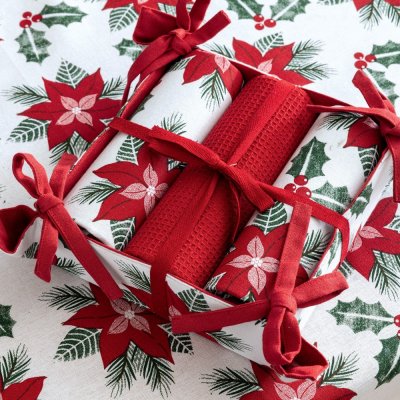 Σετ Χριστουγεννιάτικες Πετσέτες (3τμχ) CC 101 Palamaiki