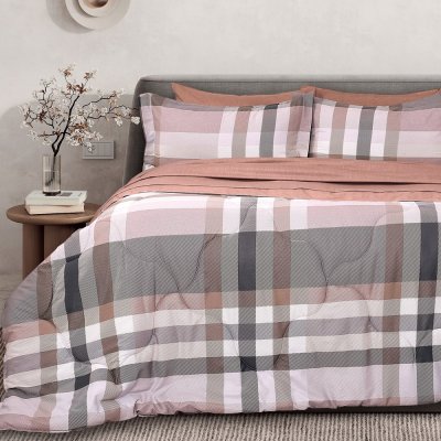 Σετ Πάπλωμα + Σεντόνια Υπέρδιπλα (5τμχ) B0693 Palamaiki