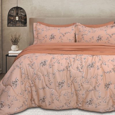 Σετ Πάπλωμα + Σεντόνια Υπέρδιπλα (5τμχ) B0699 Palamaiki