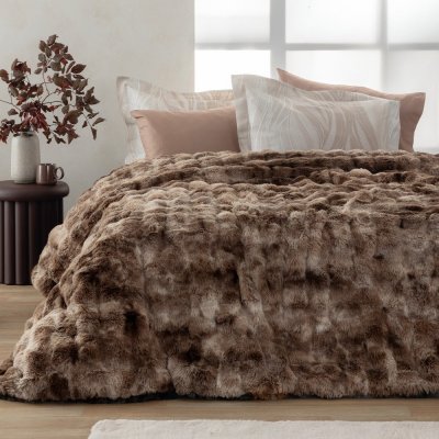 Κουβερτοπάπλωμα Υπέρδιπλο Mina Beige Palamaiki