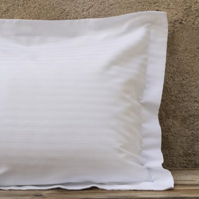 Ξενοδοχειακή Μαξιλαροθήκη (52x75) 1cm Striped Oxford-4 60% Βαμβάκι 40% Πολυέστερ 230TC Nima Hotelling