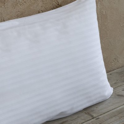 Ξενοδοχειακή Μαξιλαροθήκη (52x73) 1cm Striped 100% Βαμβακοσατέν 240TC Nima Hotelling