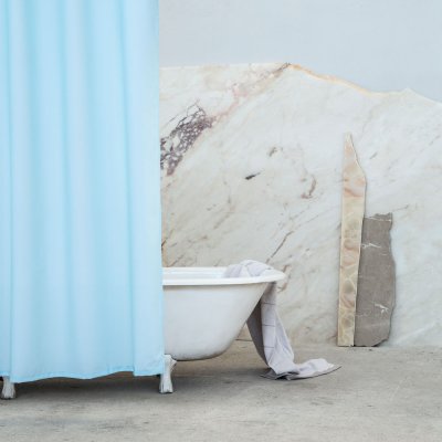 Κουρτίνα Μπάνιου (180x180) Essential Blue Nima Home