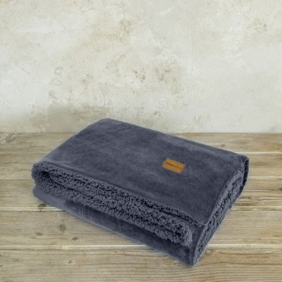 Κουβέρτα Καναπέ Nuan Dark Gray Nima Home