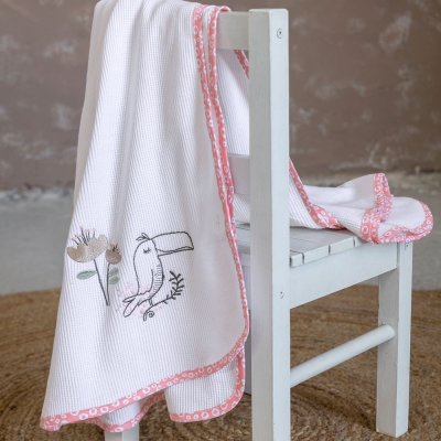 Κουβέρτα Πικέ Λίκνου Toco Toucan Nima Kids