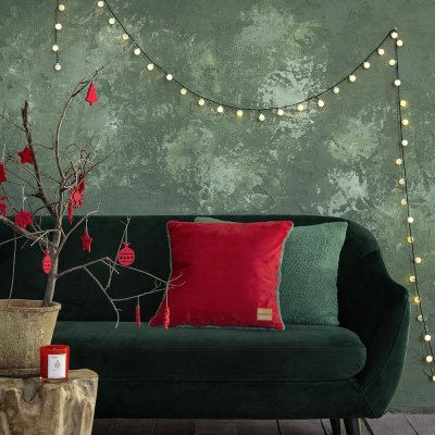 Διακοσμητικό Μαξιλάρι Nuan Red / Green Nima Home
