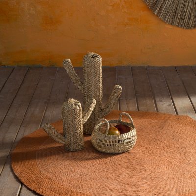 Στρογγυλό Χαλί (R120) Bergren Deep Orange Nima Home