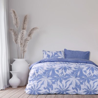 Κουβερλί Υπέρδιπλο Raellia Blue Kocoon