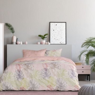 Κουβερλί Μονό Mostera Pink Kocoon