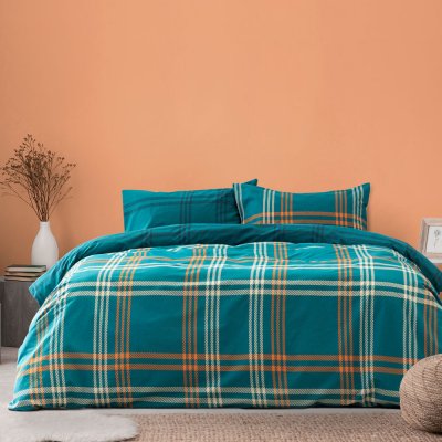 Σετ Σεντόνια Υπέρδιπλα Nolan Blue Kocoon