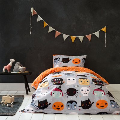 Σετ Σεντόνια Μονά Happy Halloween Nima Kids