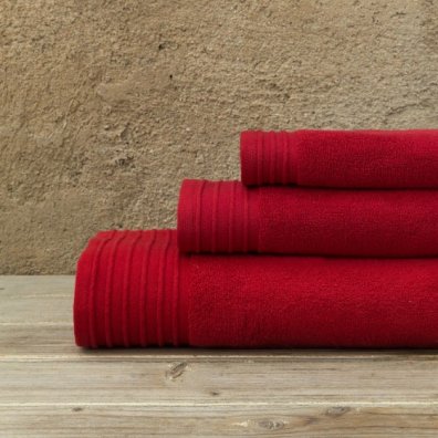 Πετσέτα Προσώπου Feel Fresh Happy Red Nima Home