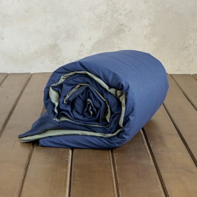 Παπλωματοθήκη Υπέρδιπλη Colors Rock Green / Dark Denim Nima Home