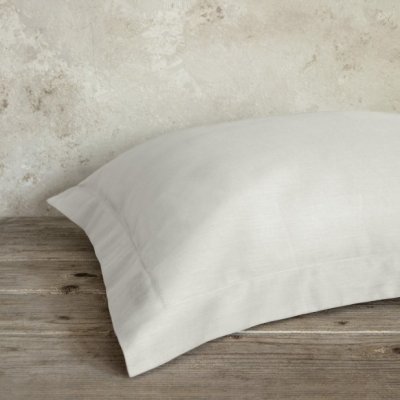 Ζεύγος Μαξιλαροθήκες Superior Satin Fog Beige Nima Home