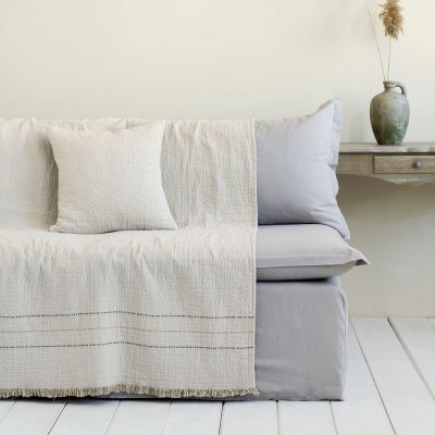 Ριχτάρι Πολυθρόνας (180x180) Azura Ivory Nima Home