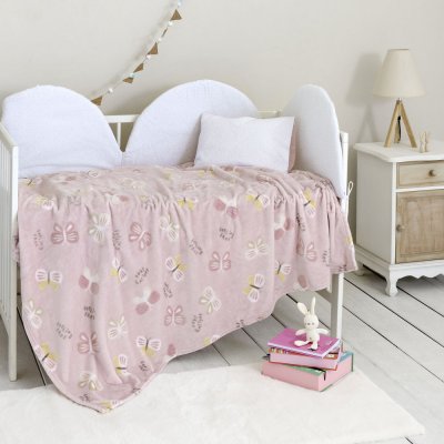 Κουβέρτα Fleece Κούνιας Papillon Nima Kids